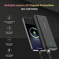 Portronics PowerPod 20K Advanced 20000 mAh Power Bank with 22.5W Max Output, Fast Charging Power Bank with 22.5W