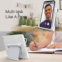 Portronics Modesk 200 Universal Mobile Phone Tabletop Stand for Desktop Table for All Device Size Upto 7 Inch