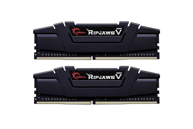 G.SKILL Ripjaws V 32GB (1 * 32GB) DDR4 3200 MHz CL16-18-18-38 1.35V Desktop Memory RAM - F4-3200C16S-32GVK G.SKILL Ripjaws V 32GB (1 * 32GB) DDR4 3200 MHz CL16-18-18-38 1.35V Desktop Memory RAM - F4-3200C16S-32GVK