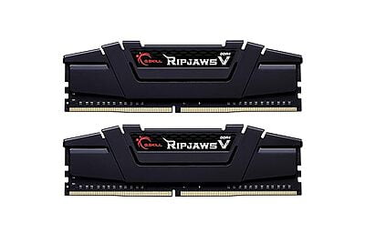 G.SKILL Ripjaws V 32GB (1 * 32GB) DDR4 3200 MHz CL16-18-18-38 1.35V Desktop Memory RAM - F4-3200C16S-32GVK G.SKILL Ripjaws V 32GB (1 * 32GB) DDR4 3200 MHz CL16-18-18-38 1.35V Desktop Memory RAM - F4-3200C16S-32GVK
