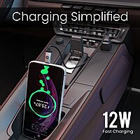 Portronics Car Power 5 – 12W Fast Car Charger with Micro USB (Black) offers rapid charging for your devices on the go. Compact design, durable build, and efficient performance for all your travels.