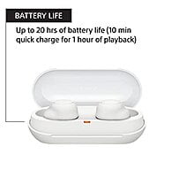 Sony WF-C500 Truly Wireless Bluetooth Earbuds with 20Hrs Battery- WHITE Sony WF-C500 Truly Wireless Bluetooth Earbuds with 20Hrs Battery- WHITE