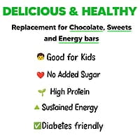 EAT BETTER CO Orange & Ginger Sugar-Free Laddoos | Energy-Bar Replacement | 95% Dry-Fruits | High Protein & Instant Energy - Super Saver Pack Of 20 - Healthy Sweet No Added Sugar, 0.29 Kg