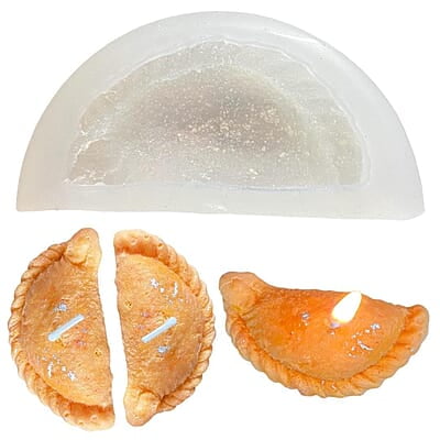 Silicon Mold Candle Gujiya 2 Silicon Mold Candle Gujiya 2