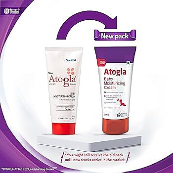 New Atogla Baby Moisturizing Cream Paraben Free