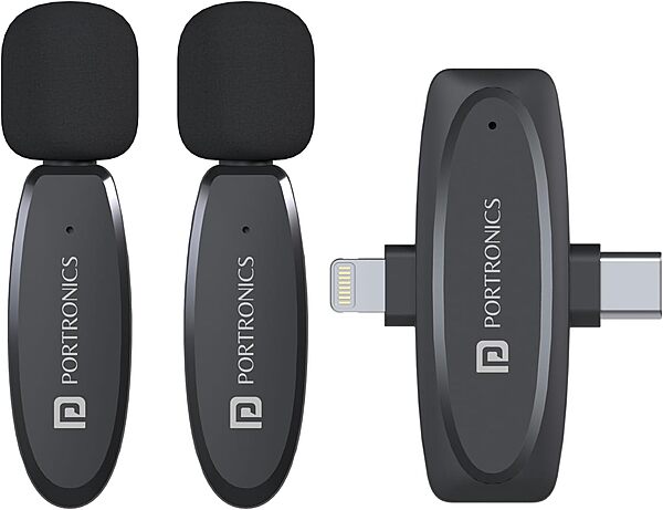 Portronics Vlogmate Dual Microphone