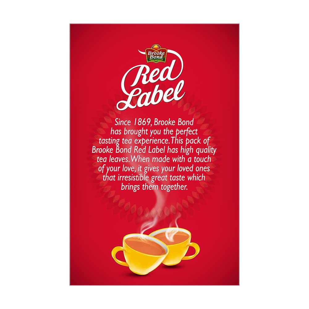 Red Label Tea 500 g Pack, Strong Chai