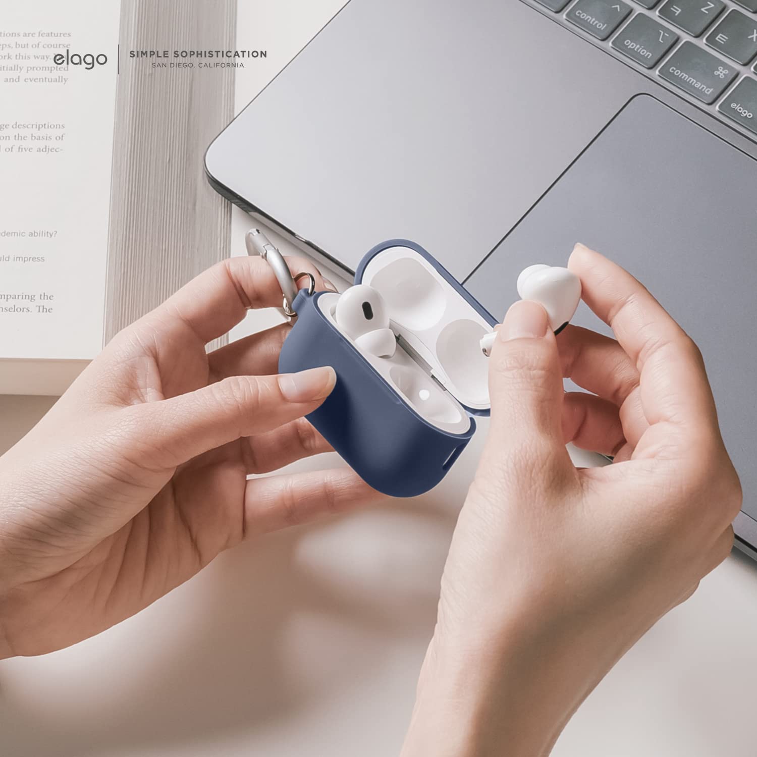 ‎AIRPOD GEN 2 SILICON CASE EAPP2SC-HANG-LUBL