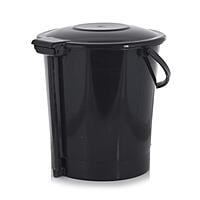 Multicolour Plastic Dustbin Garbage Bin with  10 Liters Pedal