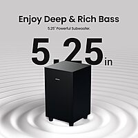 Portronics Pro X1 100W Soundbar – Experience immersive sound with deep bass, USB support for easy connectivity, and sleek design. Perfect for movies, music, and gaming. Elevate your audio experience!