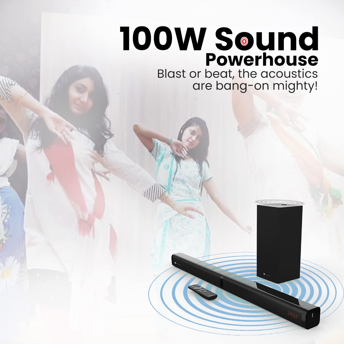Portronics Pure Sound 103 100W Soundbar Speaker
