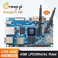 Orange Pi 5B 4GB RAM 32GBeMMC