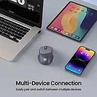Portronics Toad 7 Wireless Mouse – 3200 DPI, Grey. Ergonomic design, smooth tracking, and long battery life. Perfect for home or office use. Connects via USB receiver for hassle-free operation.