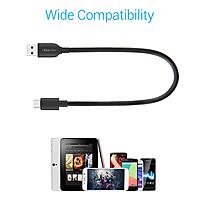 Portronics Konnect Core Mini Long Micro USB Cable – Fast Charging & Reliable Power for Micro USB Devices