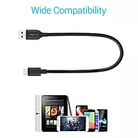 Portronics Konnect Core Mini Long Micro USB Cable – Fast Charging & Reliable Power for Micro USB Devices