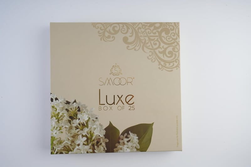 SMOOR Luxe Treat Mithai Gift Pack Premium Mithai Truffles Gift Box Special Occasions Box of 25 (275g)
