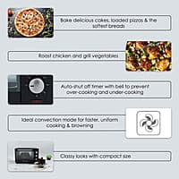 Wonderchef Oven Toaster Griller (OTG) - 19 litres Multi-Stage Heat Selection Bake, Grill, Roast