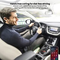 Portronics Auto 20 | Bluetooth Car Audio & 30W Charger - Enjoy seamless music streaming and fast charging on the go. Compact design, powerful sound, and quick charge for your devices!