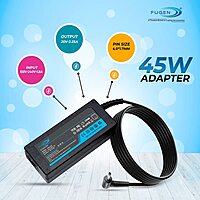 Fugen 45W Laptop Charger for Lenovo V15 V145 Yoga C640 C340 | 20V 2.25A | 4.0×1.7mm Pin