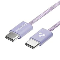 Ambrane 60W Type-C to Type-C Fast Charging Cable for Smartphones, Tablets, Laptops, iPhone 15 & Other Type C Devices, PD Technology, 480Mbps Data Sync, 1.2M (ABCC-60