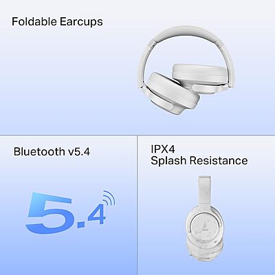 boAt Rockerz 512 ANC (Bold White) - New Arrival boAt Rockerz 512 ANC (Bold White) - New Arrival