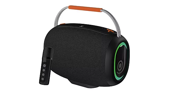 Just Corseca Sushi Bliss 30W Bluetooth Speaker – Mic & Karaoke | BT 5.4 | 12H Playtime | Black