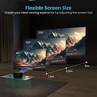 Portronics Beem 460 Smart LED Projector with 1080p Full HD, 4000 Lumens 10W Speakers