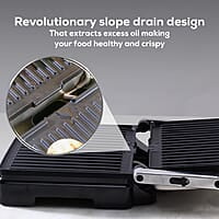 Wonderchef Sanjeev Kapoor Tandoor Family Size Plus Electric Contact Grill & Sandwich Maker 1800 Watt