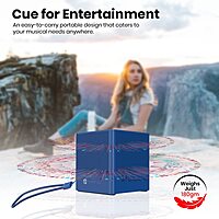 Portronics Bounce 2 – 5W Bluetooth Speaker | Compact, Clear Audio, FM Radio & Portable Music Entertainment Anywhere