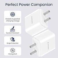 Ambrane 10.5W USB Mobile Charger Adapter, Compatibility with Android & Other USB Enabled Devices, Multi-Layer Protection, Made in India Wall Charger Adapter, BIS Certified