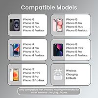 Portronics Quikk Qi2 15W Mag Wireless Charger features Type-C input for fast charging. Its sleek design and magnetic alignment ensure efficient power delivery for your devices. Compact and portable.