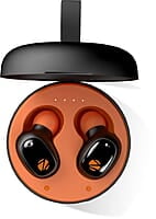 ZEBRONICS ZEB-SOUND BOMB 1 TWS Earbuds with BT5.0, Up to 12H Playback, Touch Controls, Voice Assistant, Splash Proof with Type C Portable Charging Case