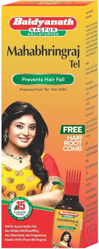 Mahabhringraj Oil (MED) - Ayurvedic Hair Oil