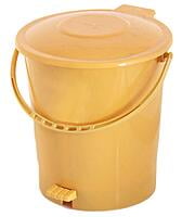 Multicolour Plastic Dustbin Garbage Bin with  10 Liters Pedal