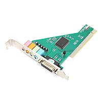 Live Tech PCI Sound Card 4.1 Channel enhances desktop audio with immersive sound quality. Perfect for gaming and music, it supports multiple speakers for a rich audio experience.