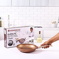 Wonderchef Duralife Die-cast 24 cm Fry Pan 5 Layer Healthy Duramax Non-Stick Coating 1.7 litres