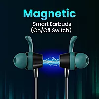 Portronics Harmonics X2 – Neckband, 40H Playtime, Bluetooth, Comfortable Fit, Deep Bass, Hands-Free Calling, Sweat Resistant, Lightweight Design, Ideal for Sports and Daily Use, Black.