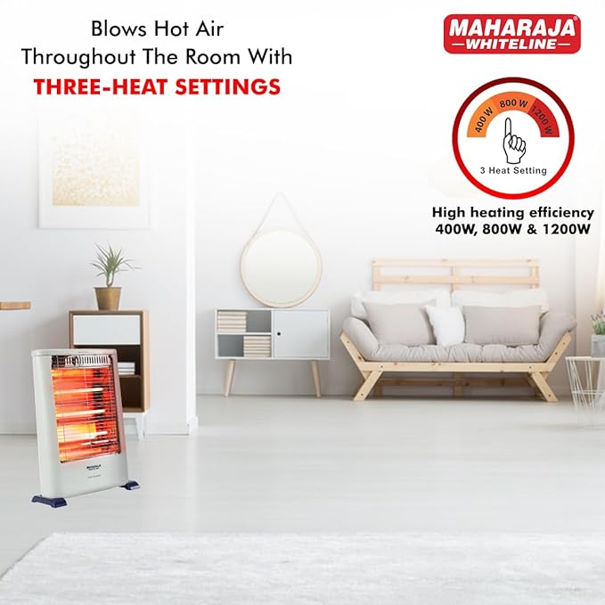Maharaja White line Lava Quartz  Room Heater