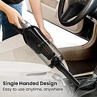Portronics Mopcop 3 Cordless Vacuum Cleaner – Black: Lightweight, powerful suction, perfect for quick clean-ups. Sleek design, easy to maneuver.