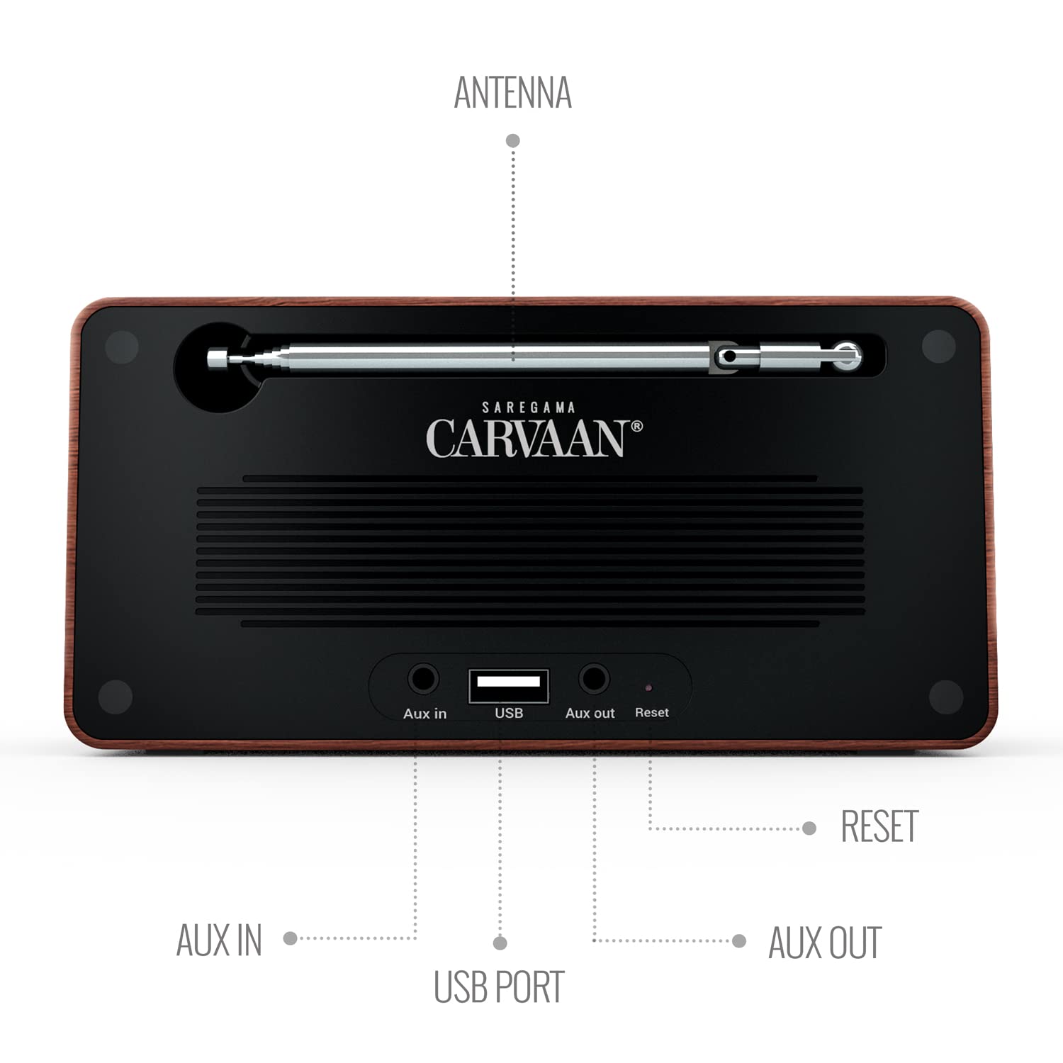 Saregama Carvaan Mini Plus (Vintge Brown)