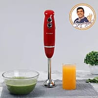 Wonderchef Crimson Edge 400 W Electric Hand Blender 2 Speed Selection