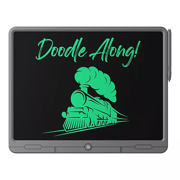 Portronics RuffPad 21 LCD Writing Tablet (POR 1972) – 21 Inch Re-Writable Pad | Black