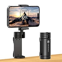 Portronics Mobot Clip Mobile Holder with 360° Adjustable Angles, Light Weight, Pocket Friendly, Mobile Stand for Table