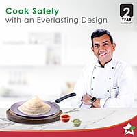 Wonderchef Valencia Non-Stick 28 Cm Dosa Tawa Cool Touch Bakelite Handle