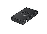 Live Tech HDC03 RGB 3.5" SATA/SSD Enclosure – USB 3.0 Type-C | 5Gbps Speed | Supports 2.5"/3.5" Drives Up to 18TB | Built-in Heat Sink | RGB Lighting | Plug & Play | Windows/Mac/Linux Compatible