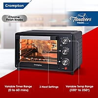 Crompton Tandoori Magic 25 Ltr Oven Toaster Grill (OTG) with Motorissed Rotisserie & Convection