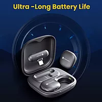 Portronics Vlogmate One is a compact AI lapel mic designed for content creators. It comes with a protective case, ensuring portability and convenience for high-quality audio recording on the go.