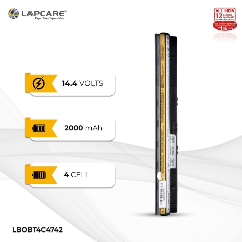 Lapcare L12L4E01 121500176 Laptop Battery for Lenovo Eraser G50-80 Z40 Z40-70 Battery
