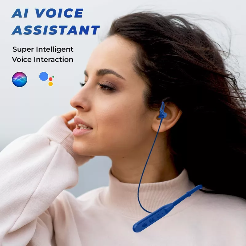 Lapcare Wooband 105 LBN‑123B Wireless Neckband Earphones | Bluetooth 5.3, 10 mm Driver, Up to 20 hr Playtime, USB‑C Fast Charge, IPX5 Water‑Resistant, Magnetized Earbuds & Mic
