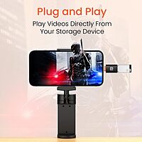 Portronics Bridge Y USB 3.0 to Type C OTG Adapter – 10Gbps High-Speed Data Transfer| 1 Year Warranty